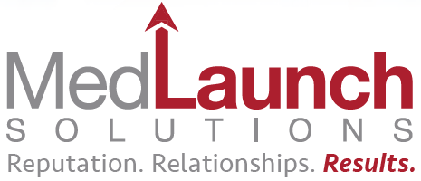logo for medlaunch a digital marketing practice for healthcare and medical services